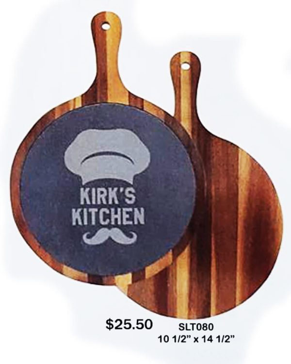 creative etching cutting board - kirks kitchen