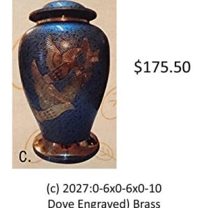 creative etching urn c